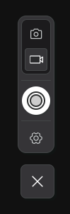 Close-up of the finalized controller design and toggle modes